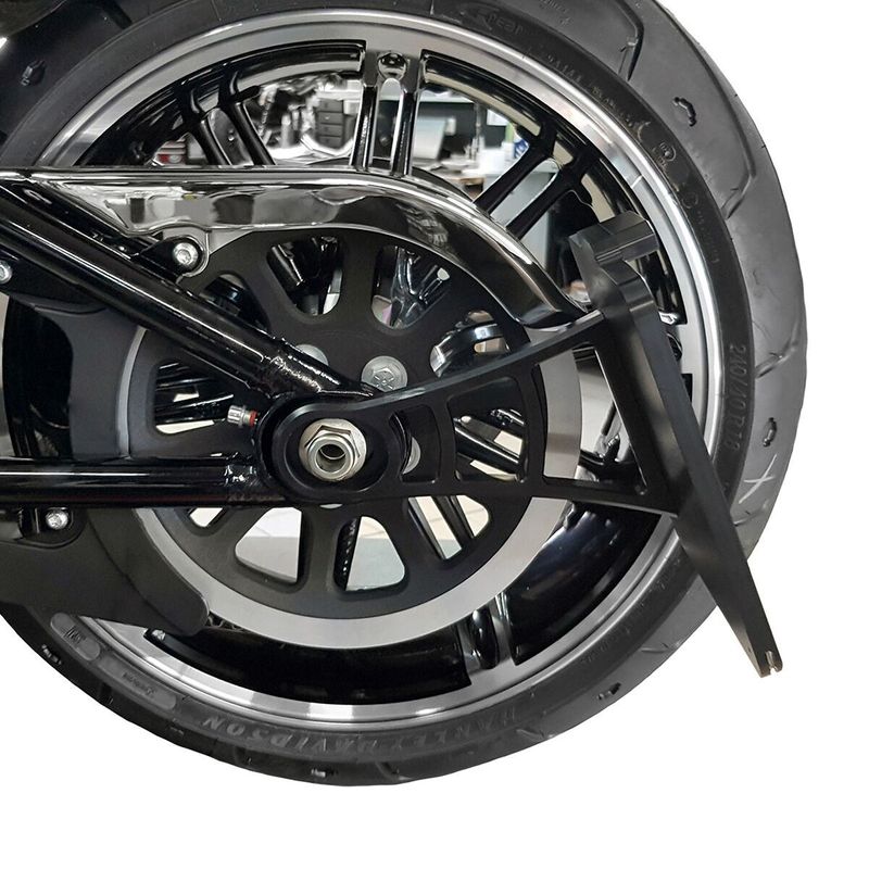 Nummerplåtshållare sidomontering HeinzBikes 170mm svart Dyna 91-05