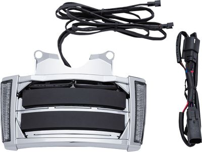 Nummerplåtsram Ciro LED Touring 14-24 krom/rökfärgad