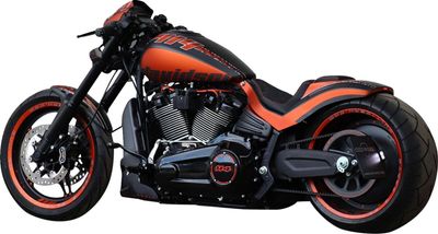 Nummerplåtshållare sidomontering Cult-Werk Italy Softail FXDR 19-20