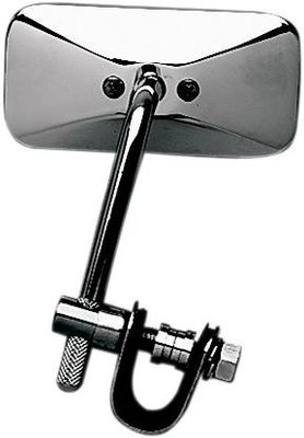 Spegel Emgo Rectangular Clamp-on krom gjuten