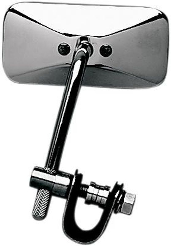 Spegel Emgo Rectangular Clamp-on krom gjuten