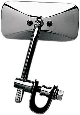 Spegel Emgo Rectangular Clamp-on krom gjuten