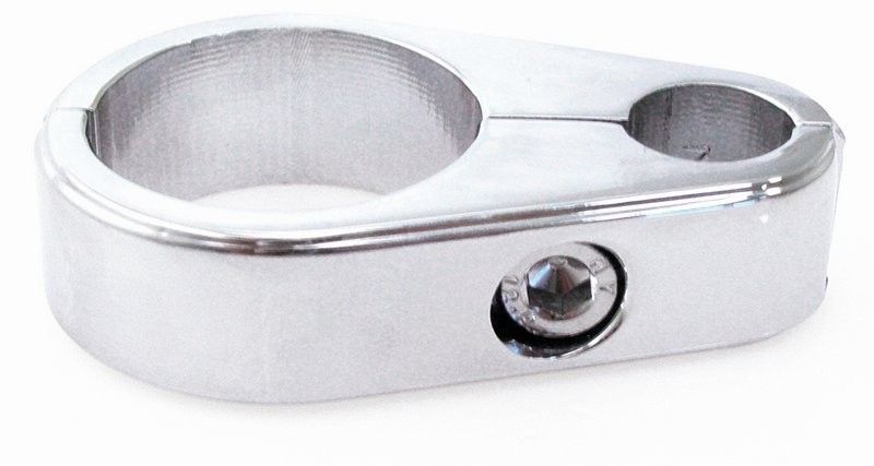 Vajerklammer 1 (25mm), kromad (styre)