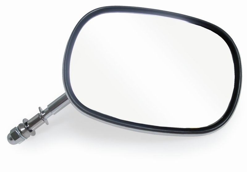 HD backspegel rektangulär, kort fästarm 135x97mm