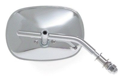 HD backspegel rektangulär, kort fästarm 135x97mm