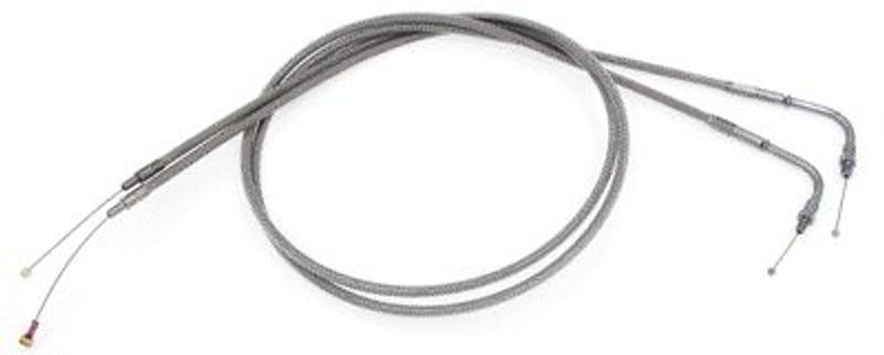 Gas/returvajer set 39 (+8), stålomspunnen/PVC, 82-95