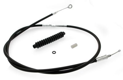 Kopplingsvajer Drag Specialties High-Efficiency svart vinyl Softail 07-17, Dyna 06-16