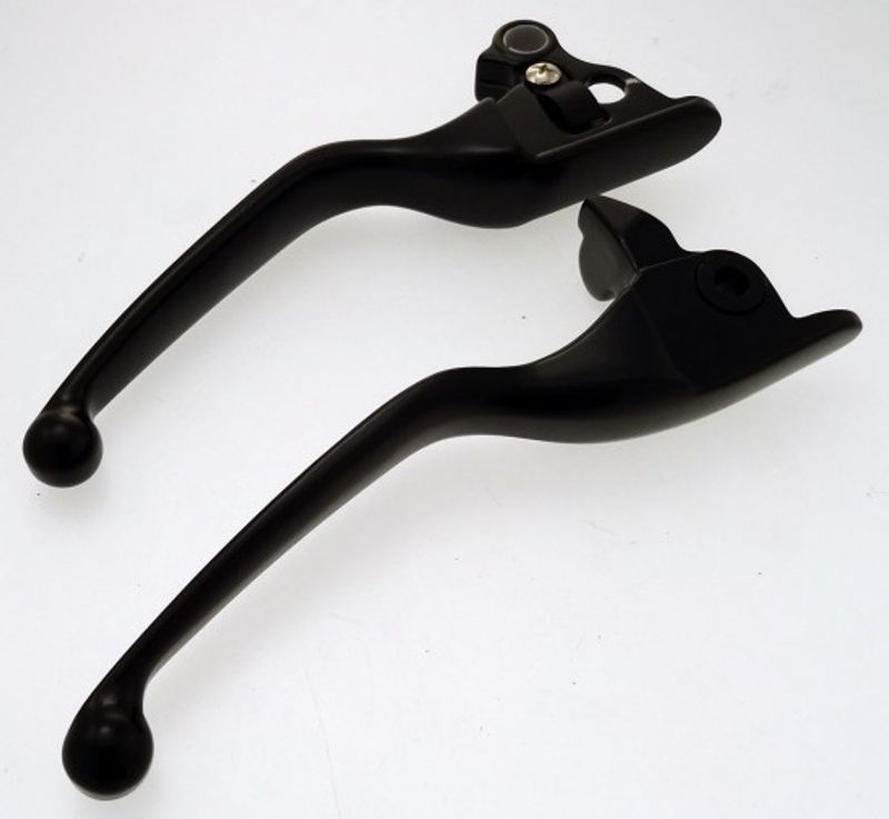 Handtagssats Drag Specialties bred svart Touring 08-15
