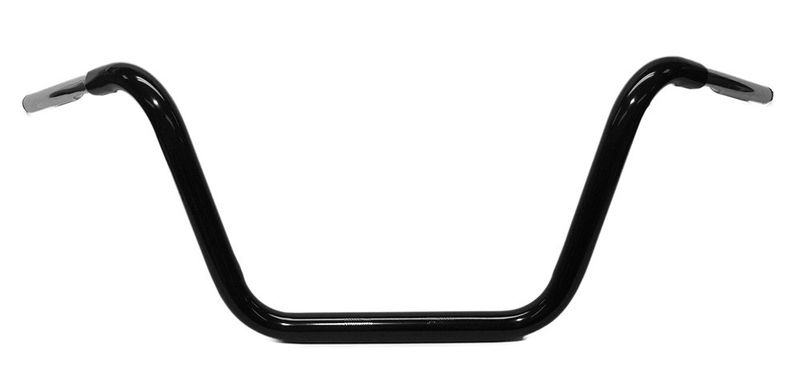 Aphängar-styre 1-1/4 hela utom handtag, H30cm, B94cm, PB31cm, svart