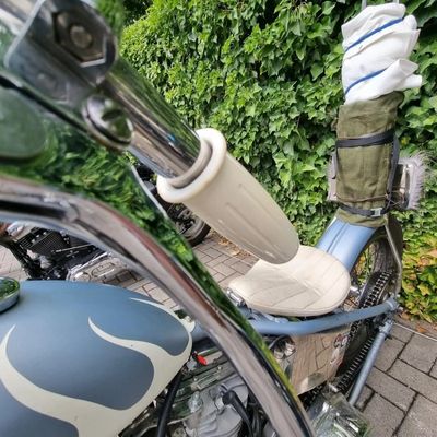 Bronson Style Grip Set white 1 inch