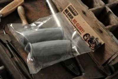 Bronson Style Grip Set grey 7/8 inch