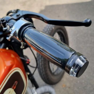 Bronson Style Grip Set Brown 22 mm