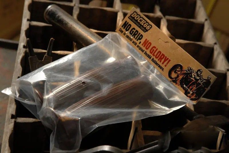 Barrel Style Grip Set Brown 22 mm