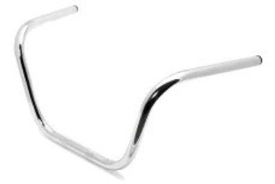 D66 Bars Buckhorn, 1 inch, chrome with dimples