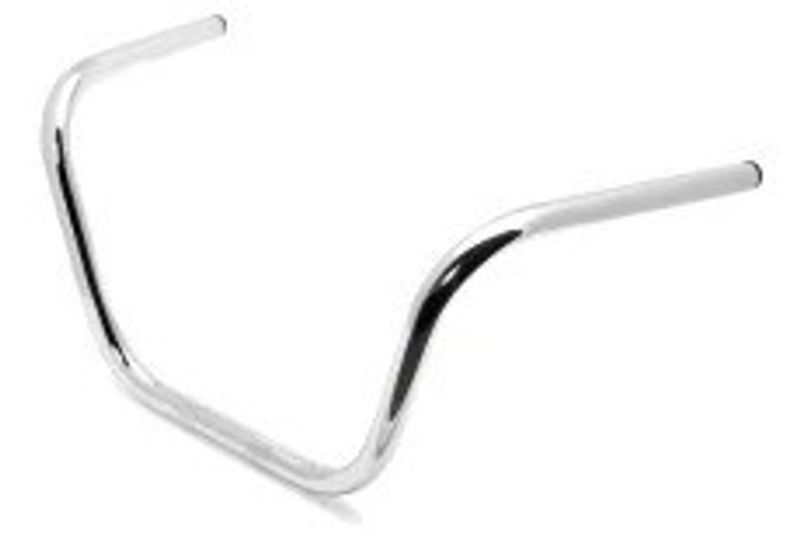 D66 Bars Buckhorn, 1 inch, chrome with dimples