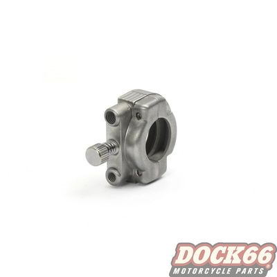 Dual Cable Throttle Clamp 1 inch raw