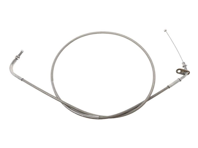 Highway Hawk Throttle cable steel braided + 15 cm XVS 1100