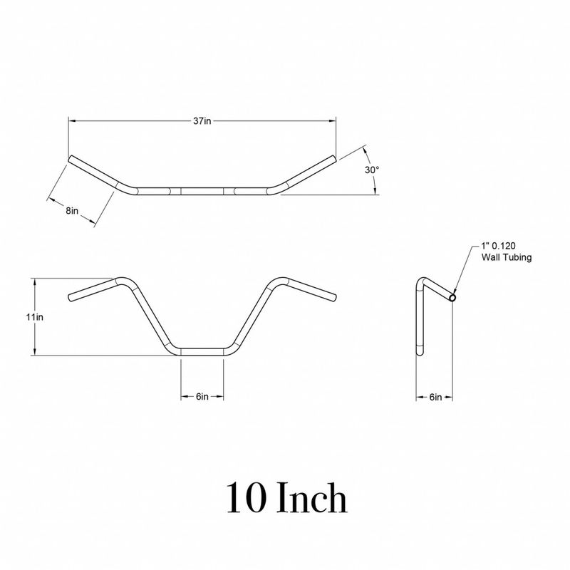Styre Prism Supply Hurricane 10 tum rostfritt stål
