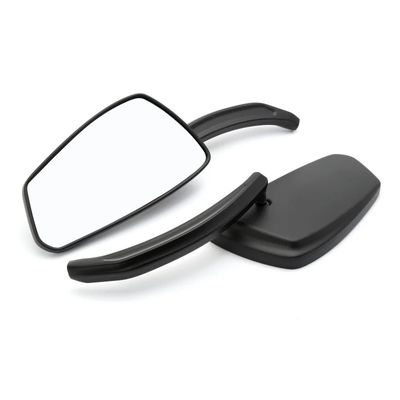 Custom Mirror Profile black with E-mark, Set