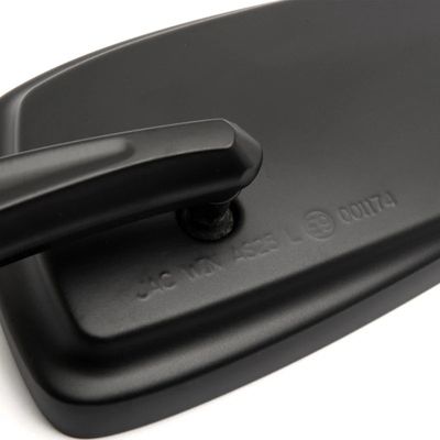 Custom Mirror Profile black with E-mark, Set