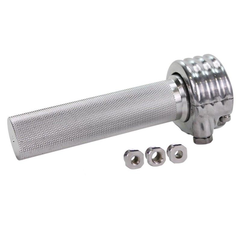 TC Bros. 1 Single Cable Motorcycle Throttle - Polished