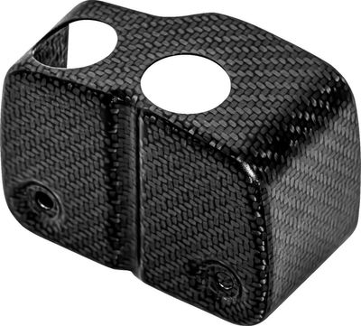 Kåpa tändspole Saddlemen Dyna 99-05 kolfiber blank