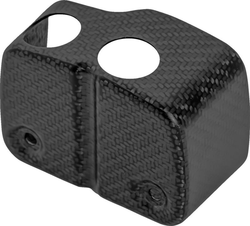 Kåpa tändspole Saddlemen Dyna 99-05 kolfiber matt
