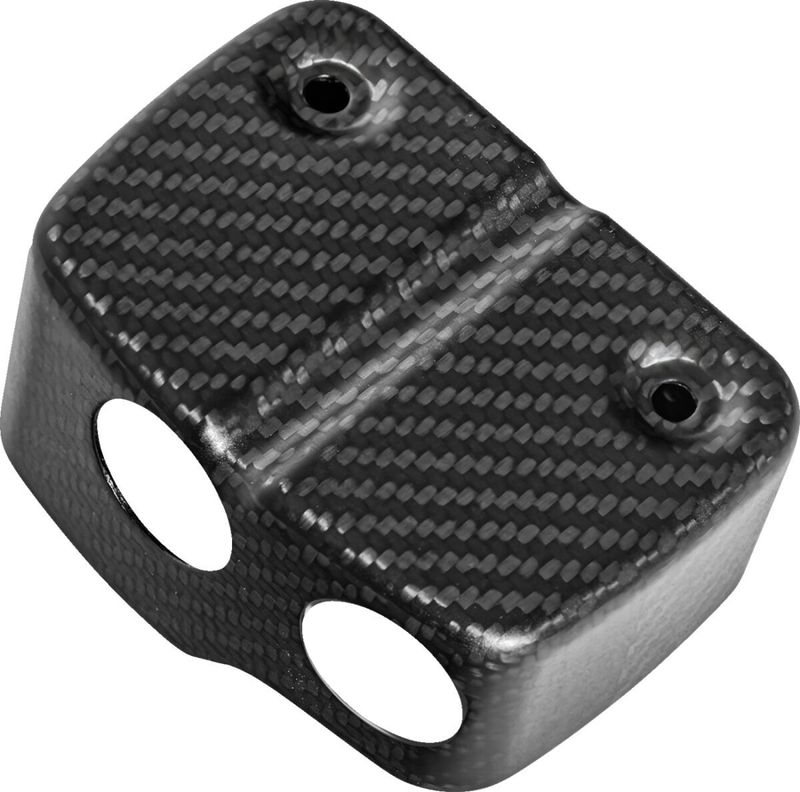 Kåpa tändspole Saddlemen Dyna 99-05 kolfiber matt