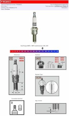 Tändstift Champion P-RG4HCC S-Plug Yamaha 06-20, Mbk 06-13