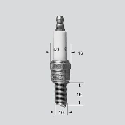 Tändstift Champion CCH388 Plus koppar M8 17-26
