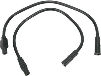 Kabelsats tändstift Sumax 409 Custom-Fit Touring 99-08, Sportster 04-06 svart