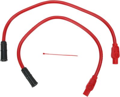Kabelsats tändstift Sumax 409 Custom-Fit Touring 99-08, Sportster 04-06 röd