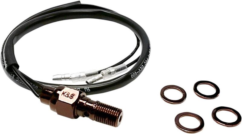 K&S Technologies Hydraulic Brake Light Switch Hyd Brake Lgt Sw 1.25 Bl