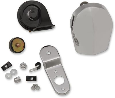 Signalhornssats Drag Specialties elektriskt krom 91-22