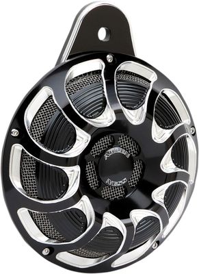 Signalhorn Arlen Ness billet svart H-D 91-upp