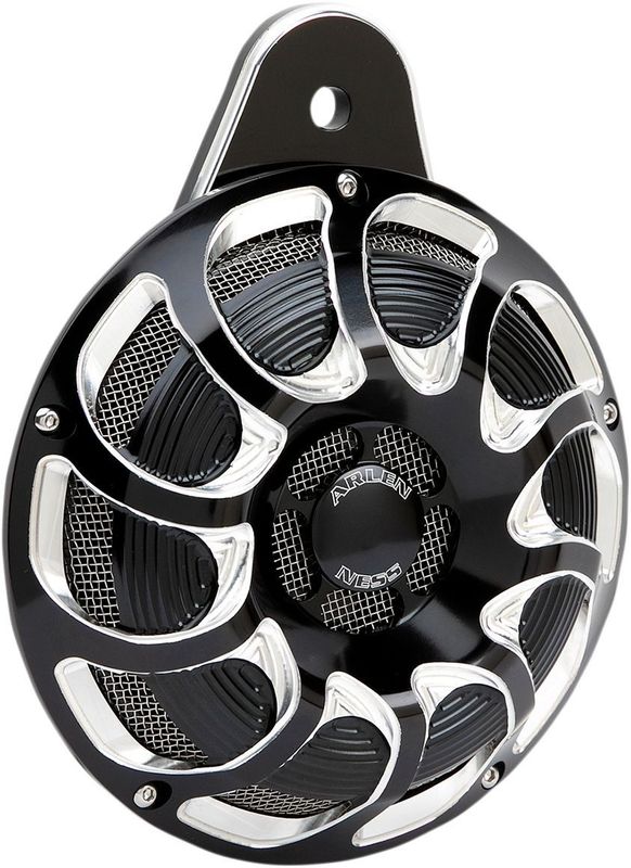 Signalhorn Arlen Ness billet svart H-D 91-upp