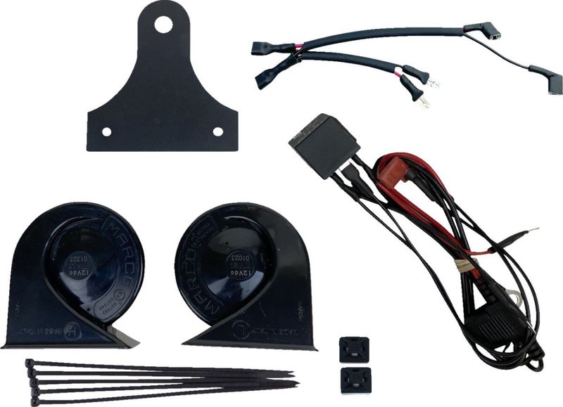 Signalhorn Custom Dynamics Electromagnetic dubbel H-D 65-upp