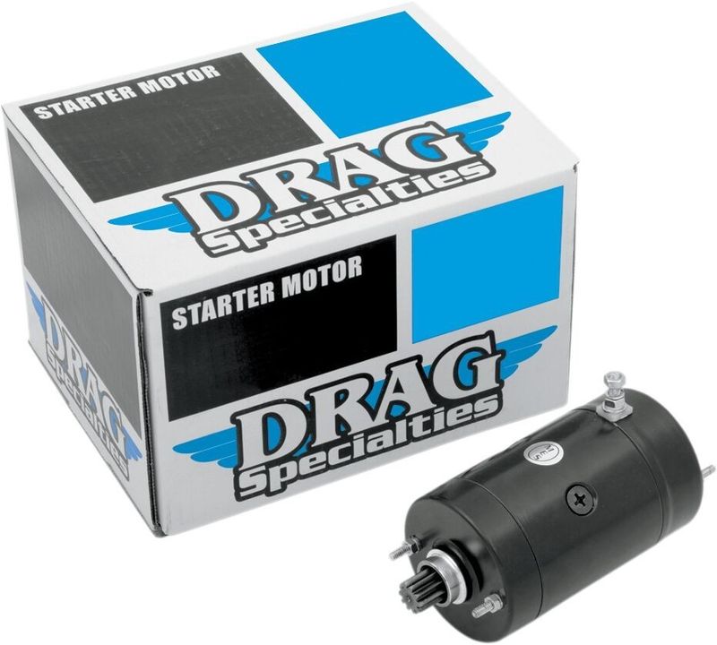 Startmotor Drag Specialties Hitachi Touring 74-82 svart