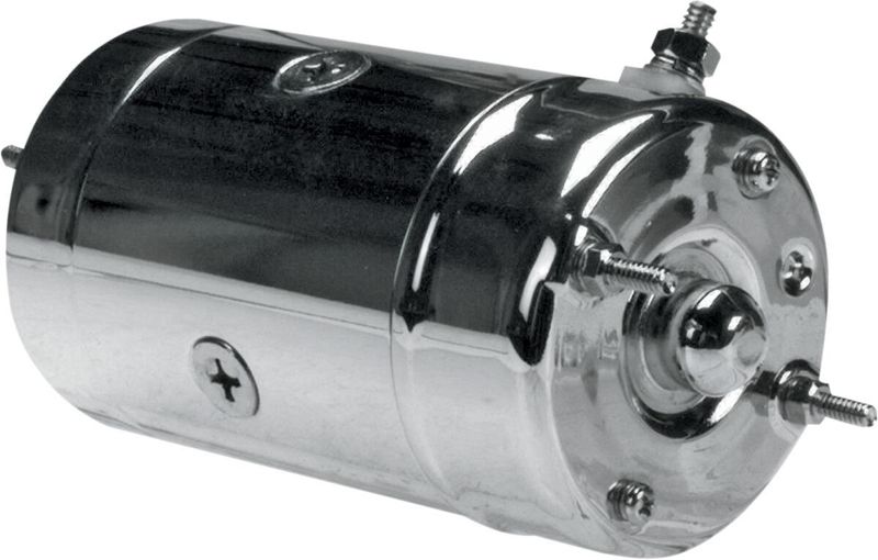 Startmotor Drag Specialties Hitachi Touring 74-82 krom