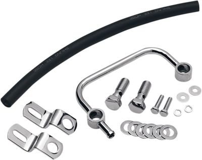 Vevhusventilationssats Drag Specialties krom Sportster 91-22
