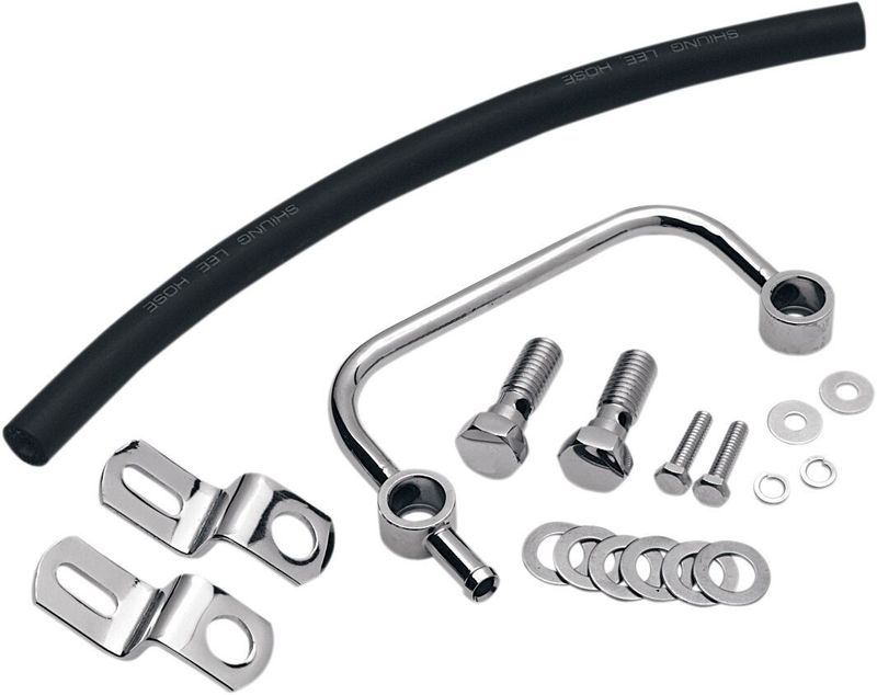 Vevhusventilationssats Drag Specialties krom Sportster 91-22