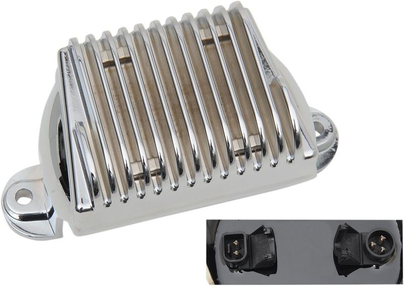 Spänningsregulator Drag Specialties Solid-State krom Touring 09-13