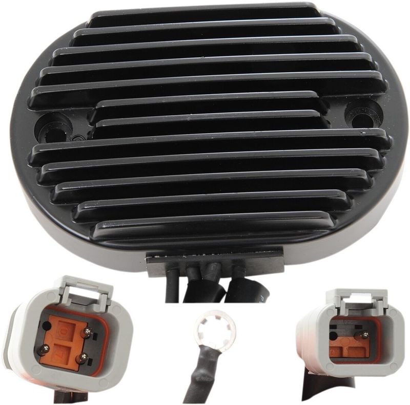 Spänningsregulator Drag Specialties Solid-State Softail 07 svart