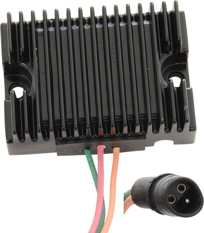 Spänningsregulator Drag Specialties Solid-State svart Sportster 78-81