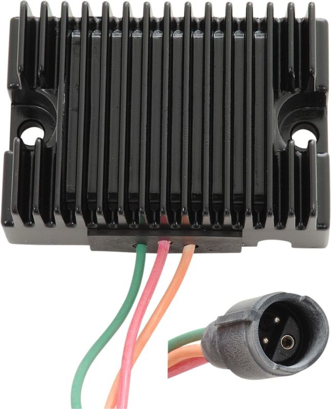 Spänningsregulator Drag Specialties Solid-State svart Sportster 82-84