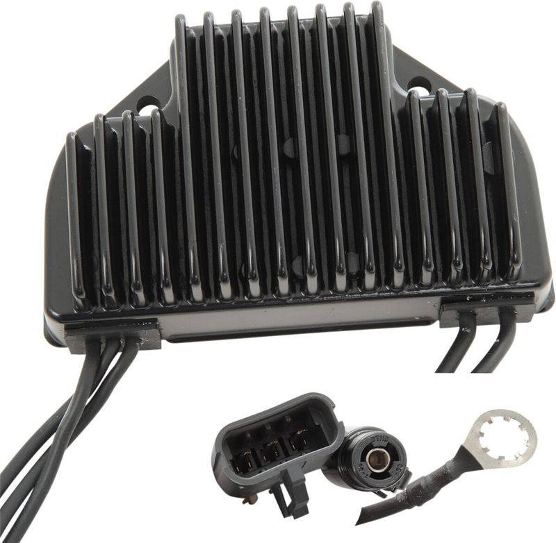 Spänningsregulator Drag Specialties Solid-State Vrod svart V-Rod 03-07