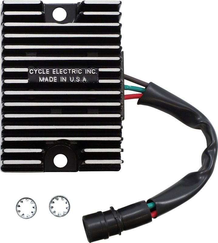 Spänningsregulator Cycle Electric svart XL Sportster 78-81