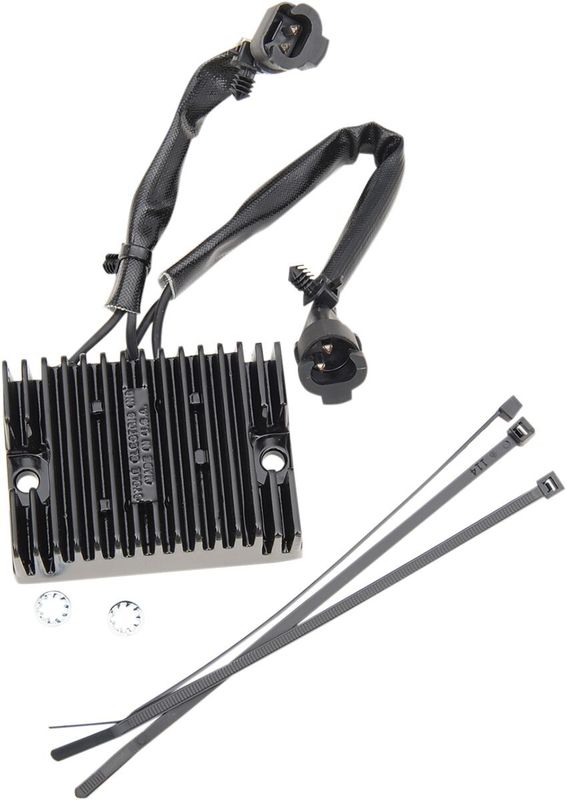 Likriktare spänningsregulator Cycle Electric svart XL Sportster 09-13