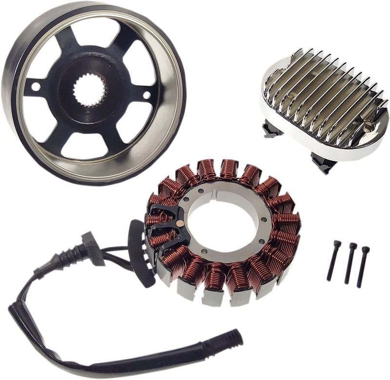 Generator Drag Specialties Softail 18-24 krom