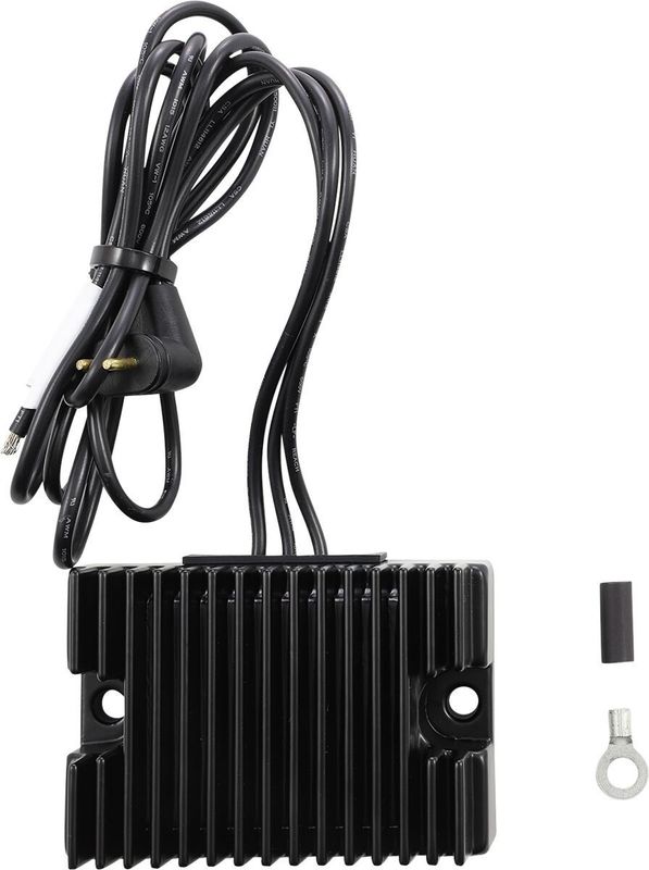 Spänningsregulator Drag Specialties Softail 87-89, FXR 87-88 svart